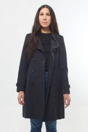Burberry Navy Blue Trench Coat - 6