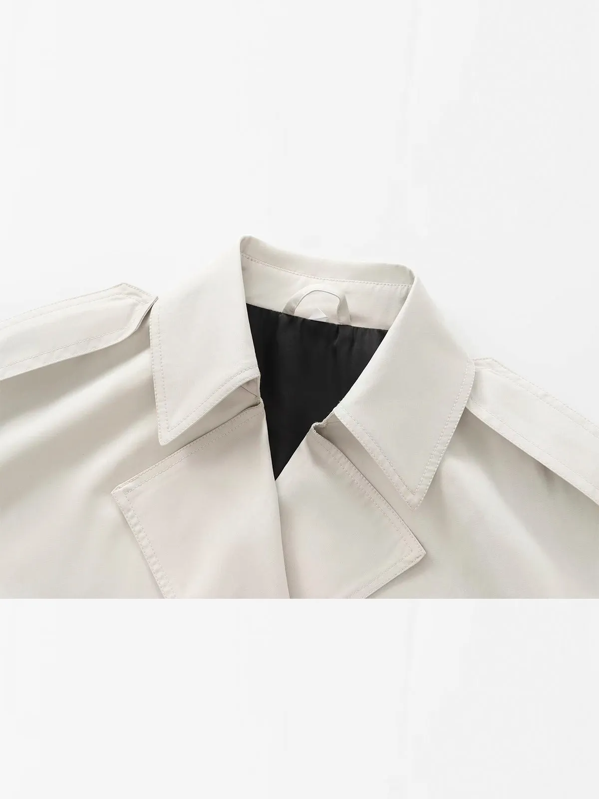 Chicmy-Winter Outfits Christmas Thanksgiving Gift New Year's Eve Outfits Streetwear Fashion Lapel Breasted Trench Coat