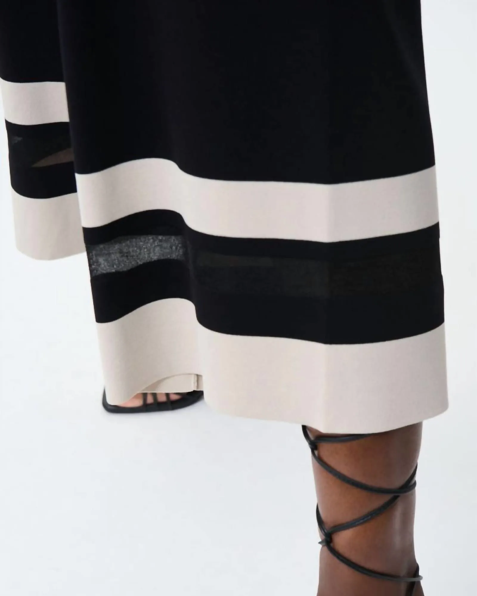 Crop Wide Leg Pants in Black/Moonstone | Black/Moonstone