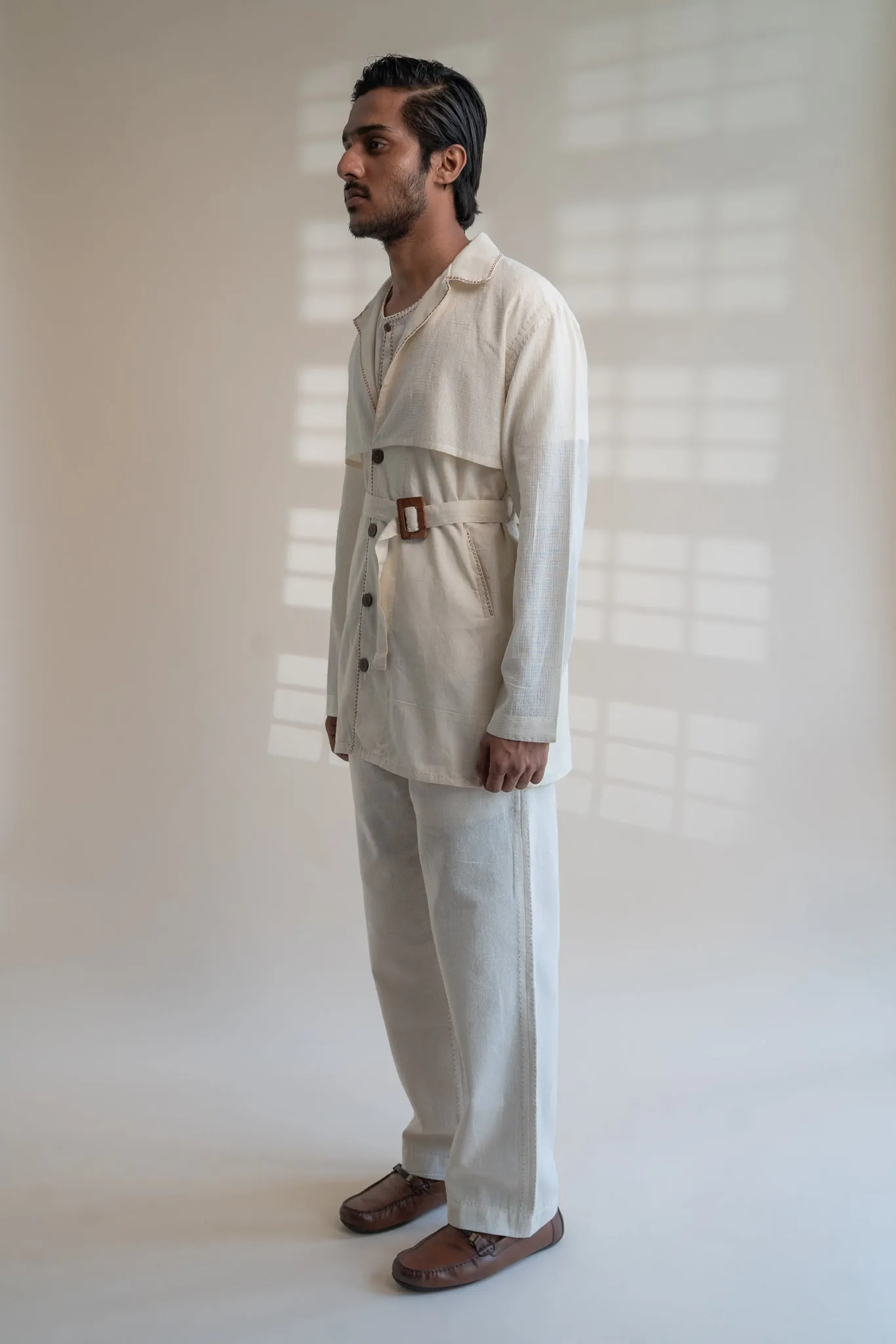 Dawning Trench Overlay | White Overlay | White Overlay with Belt