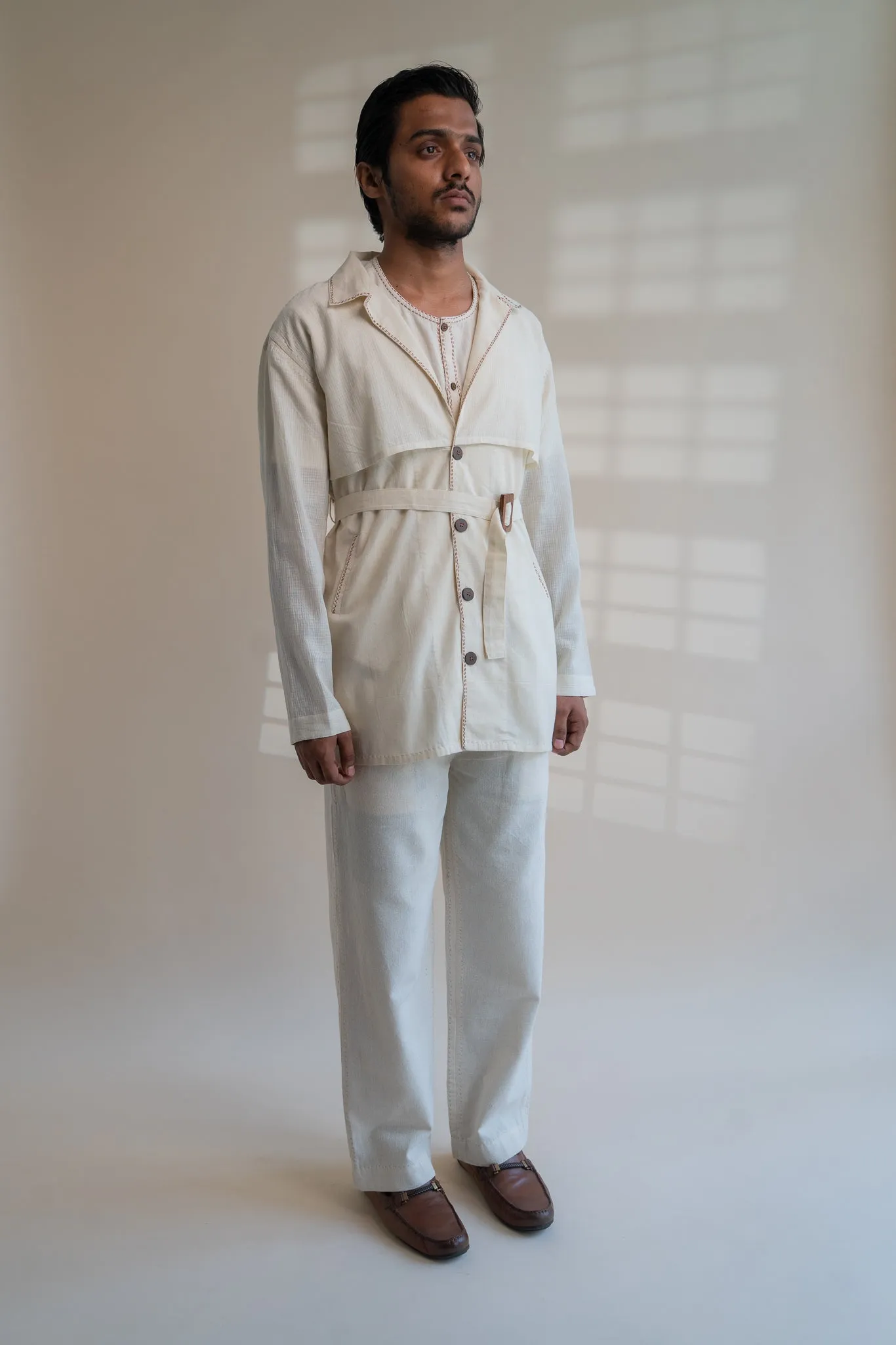 Dawning Trench Overlay | White Overlay | White Overlay with Belt