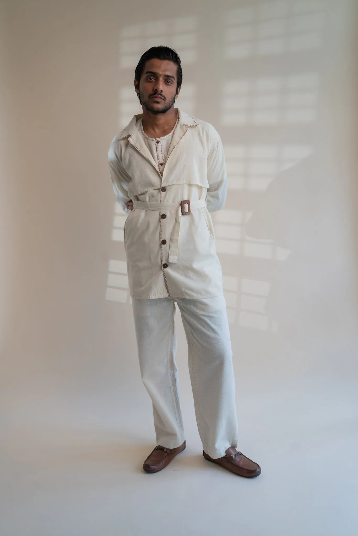 Dawning Trench Overlay | White Overlay | White Overlay with Belt