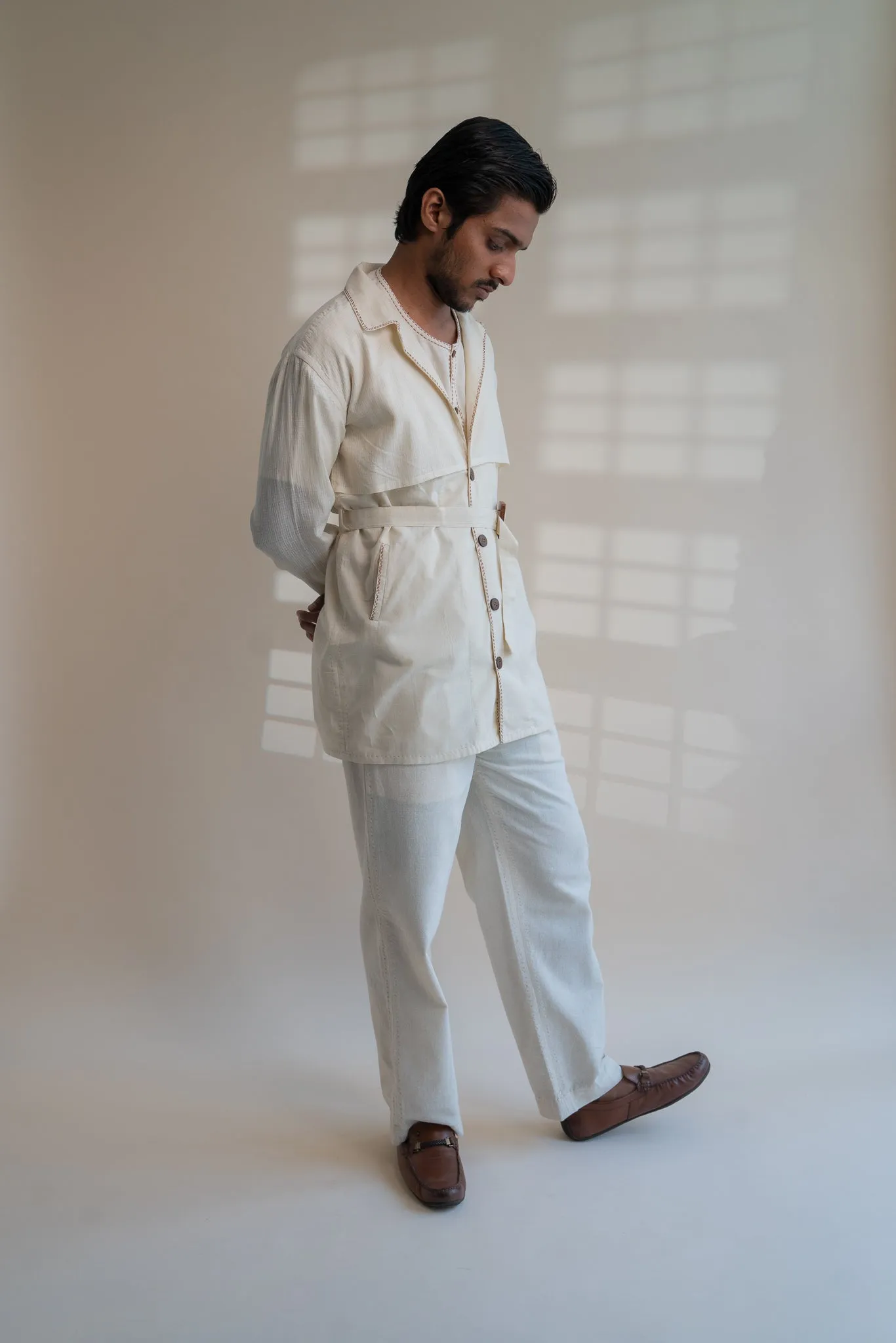Dawning Trench Overlay | White Overlay | White Overlay with Belt