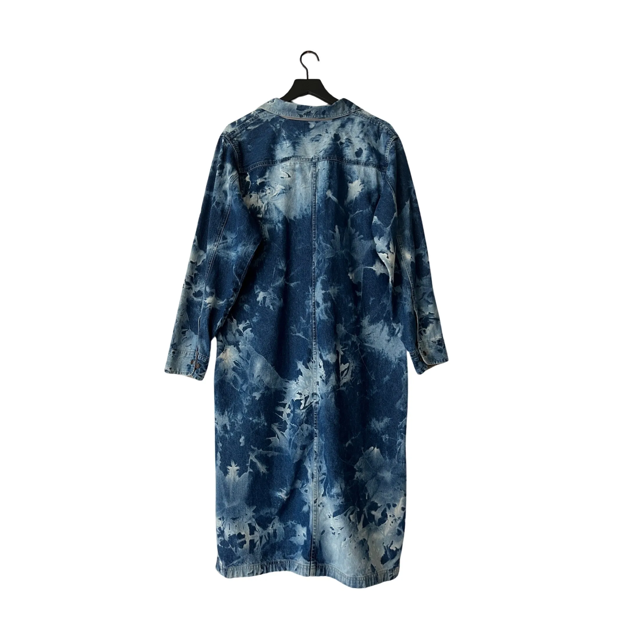 Denim Trench Coat in Seafarer / LARGE