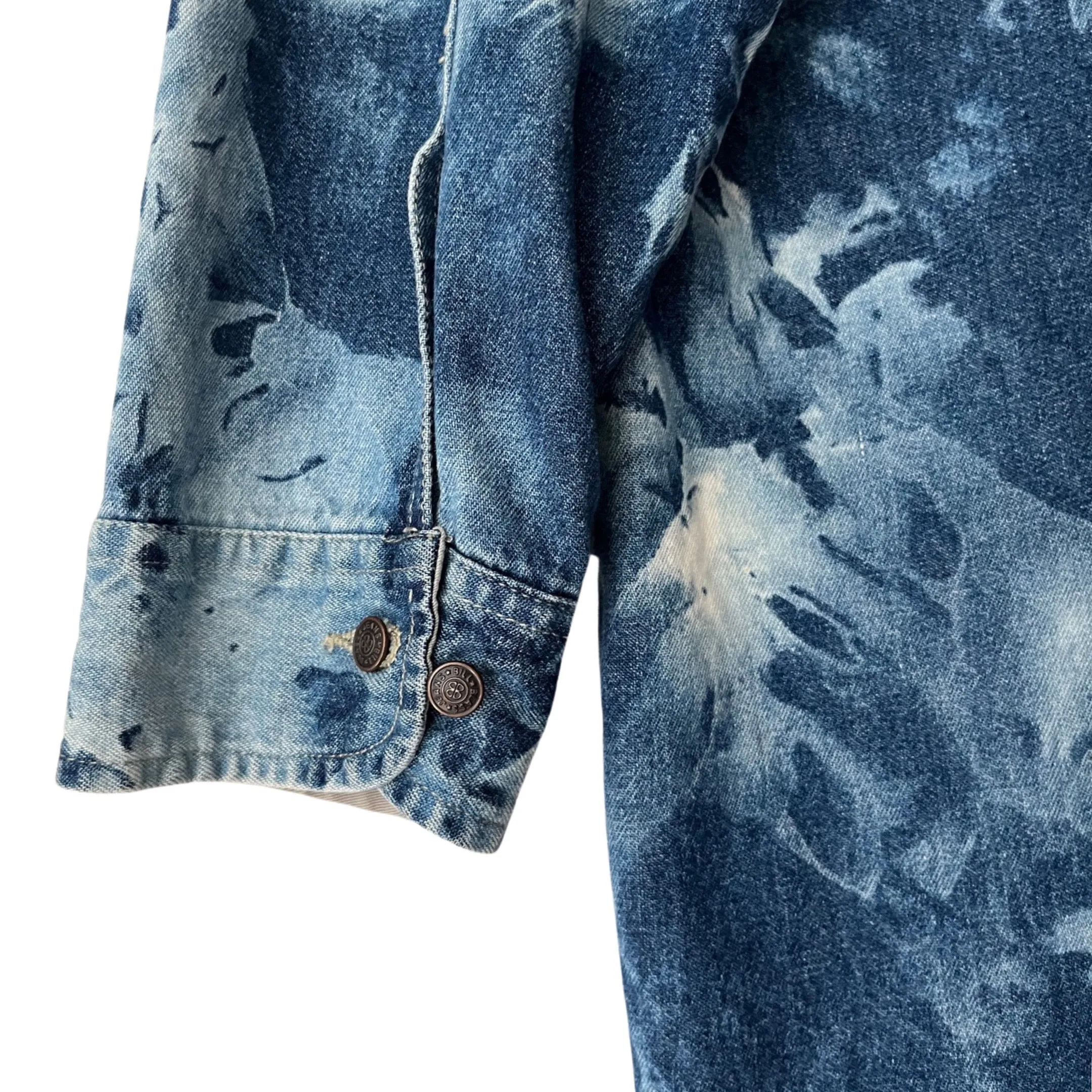 Denim Trench Coat in Seafarer / LARGE