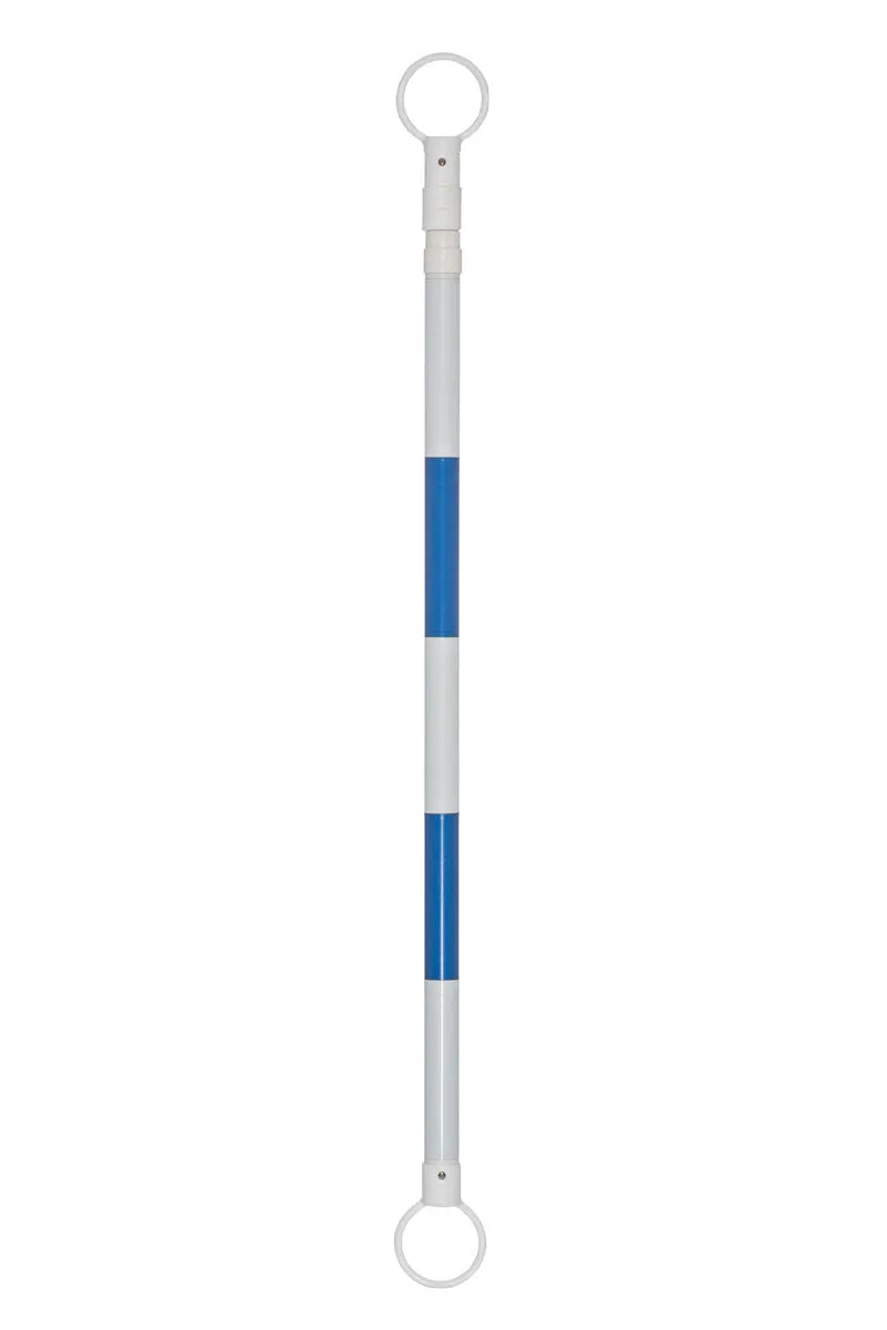 JBC™ 3 1/2' - 6' Blue And White ABS Plastic Cone Bar