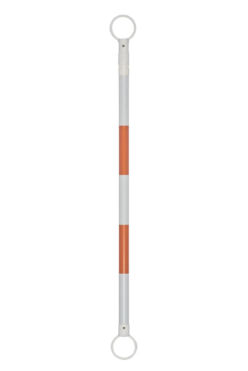JBC™ 6' - 10' Orange And White ABS Plastic Cone Bar