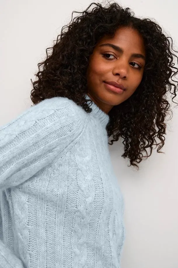 KAFFE KAnaja Pale Blue Jumper