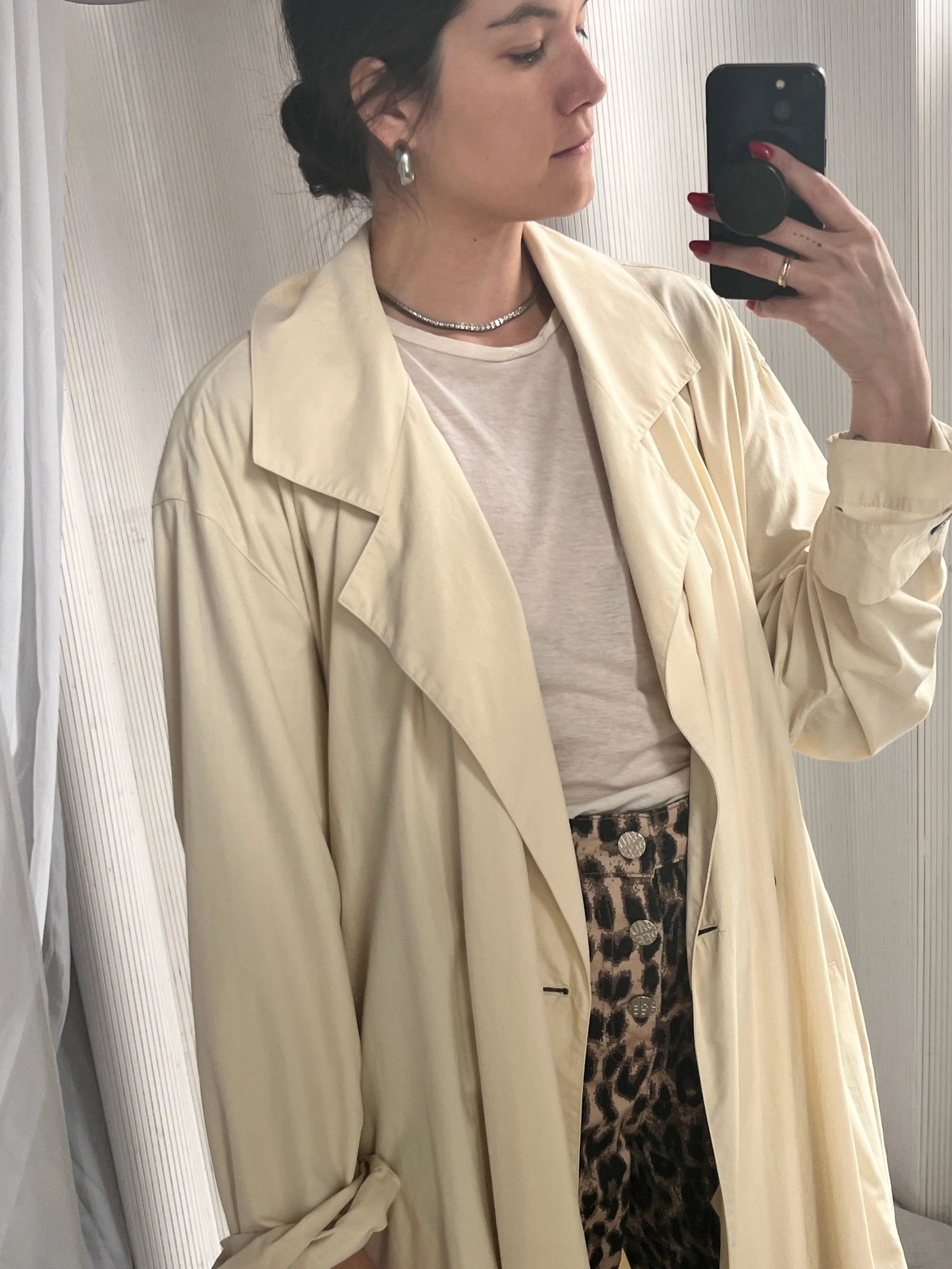Liz Claiborne Cream Trench