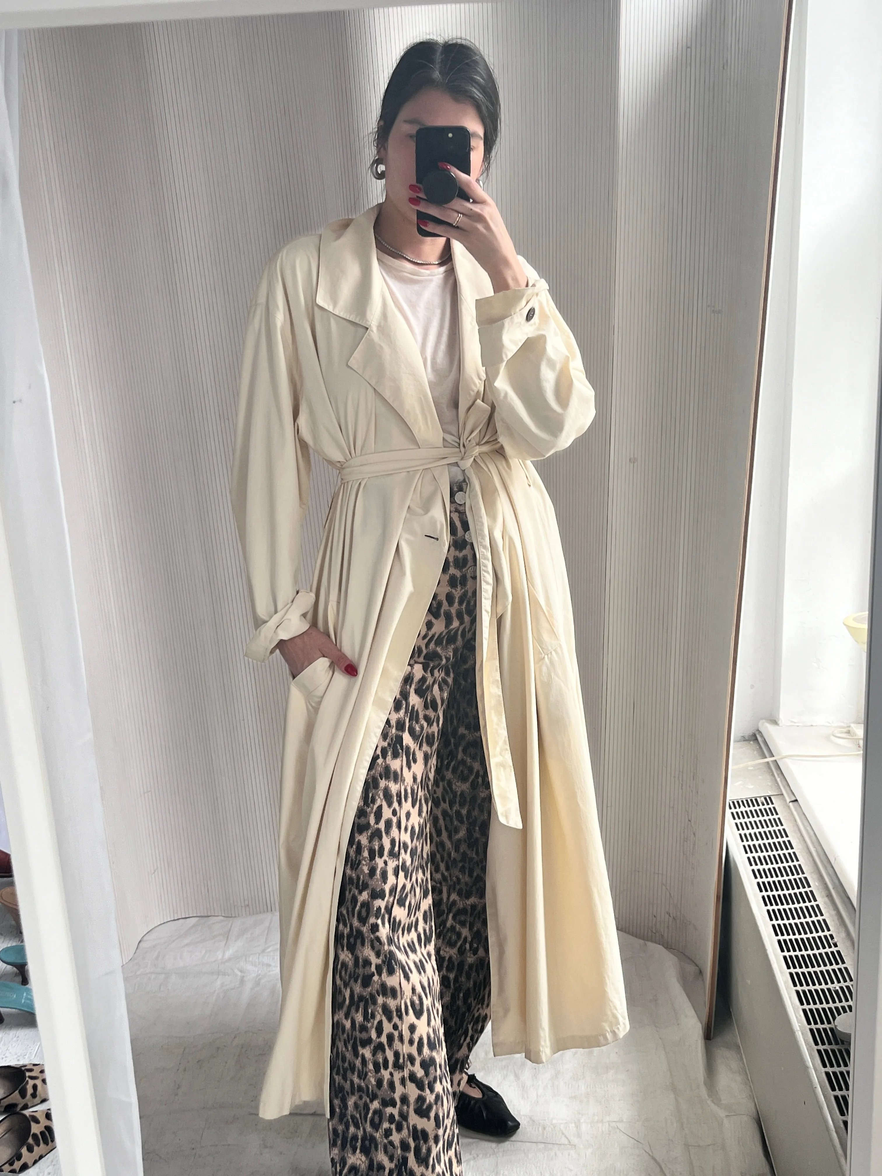 Liz Claiborne Cream Trench