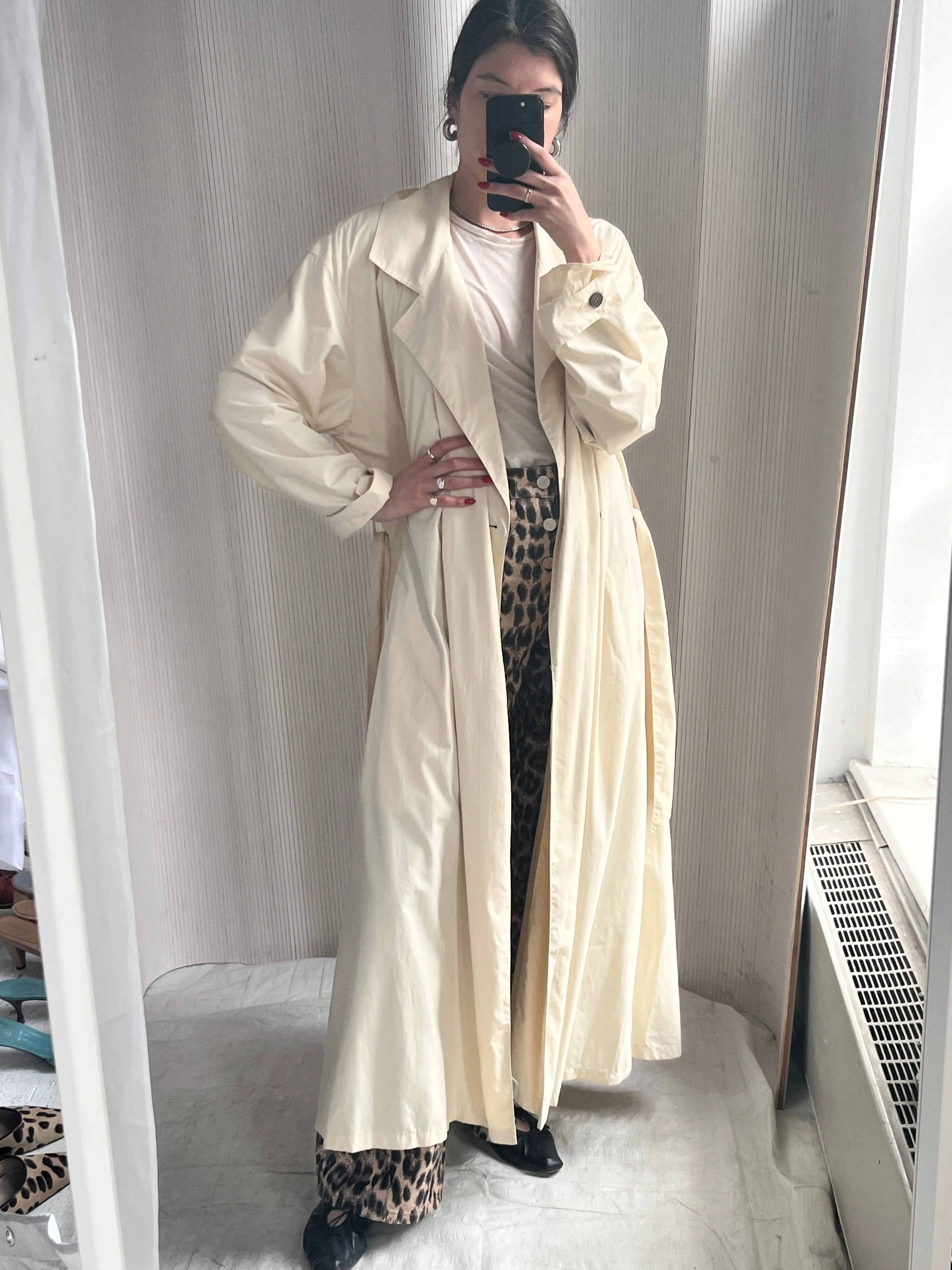 Liz Claiborne Cream Trench