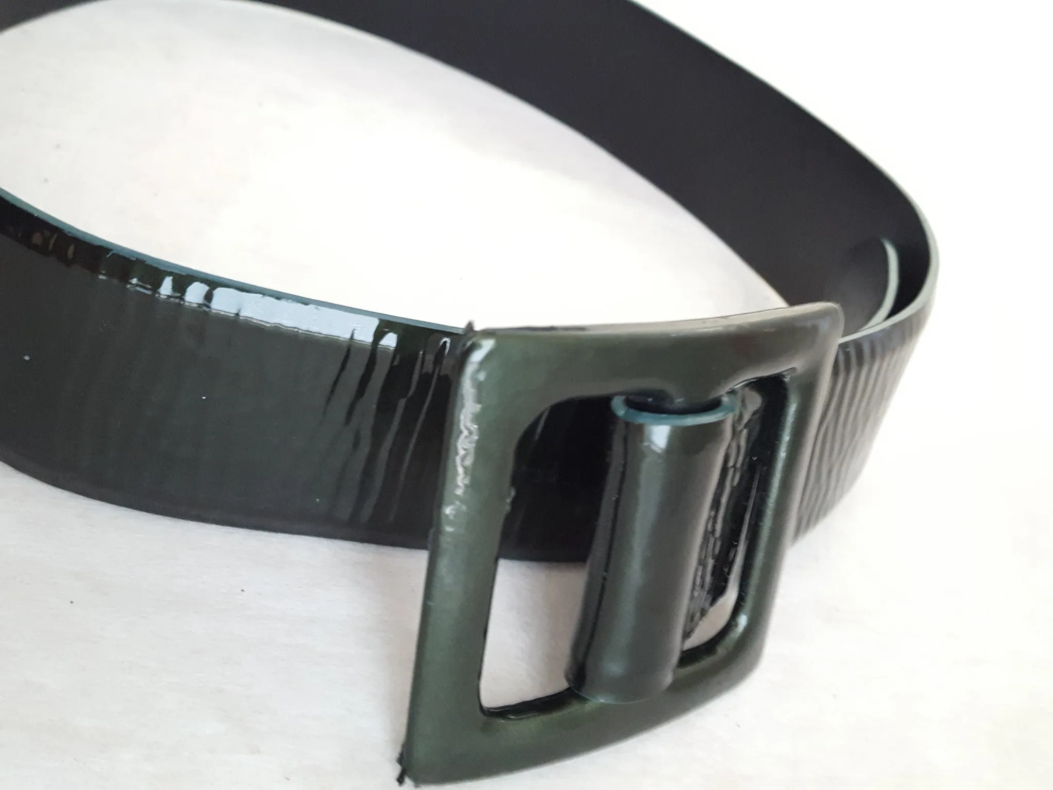 Ralph Lauren Purple Label Patent Leather Trench Belt sz. S