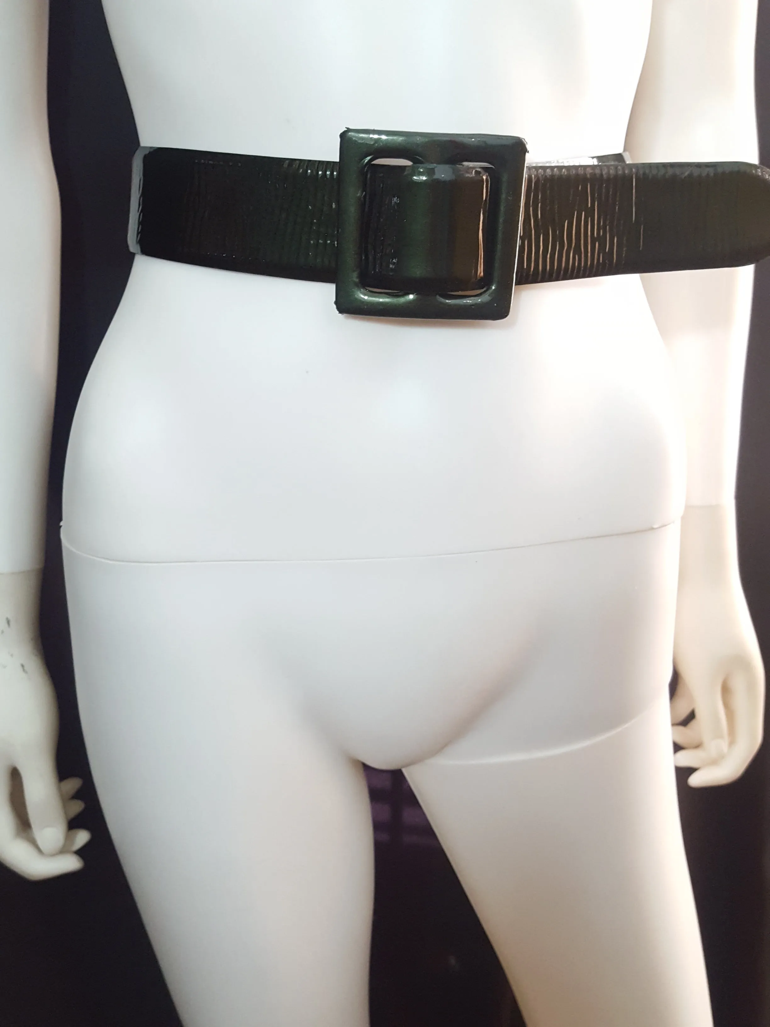 Ralph Lauren Purple Label Patent Leather Trench Belt sz. S