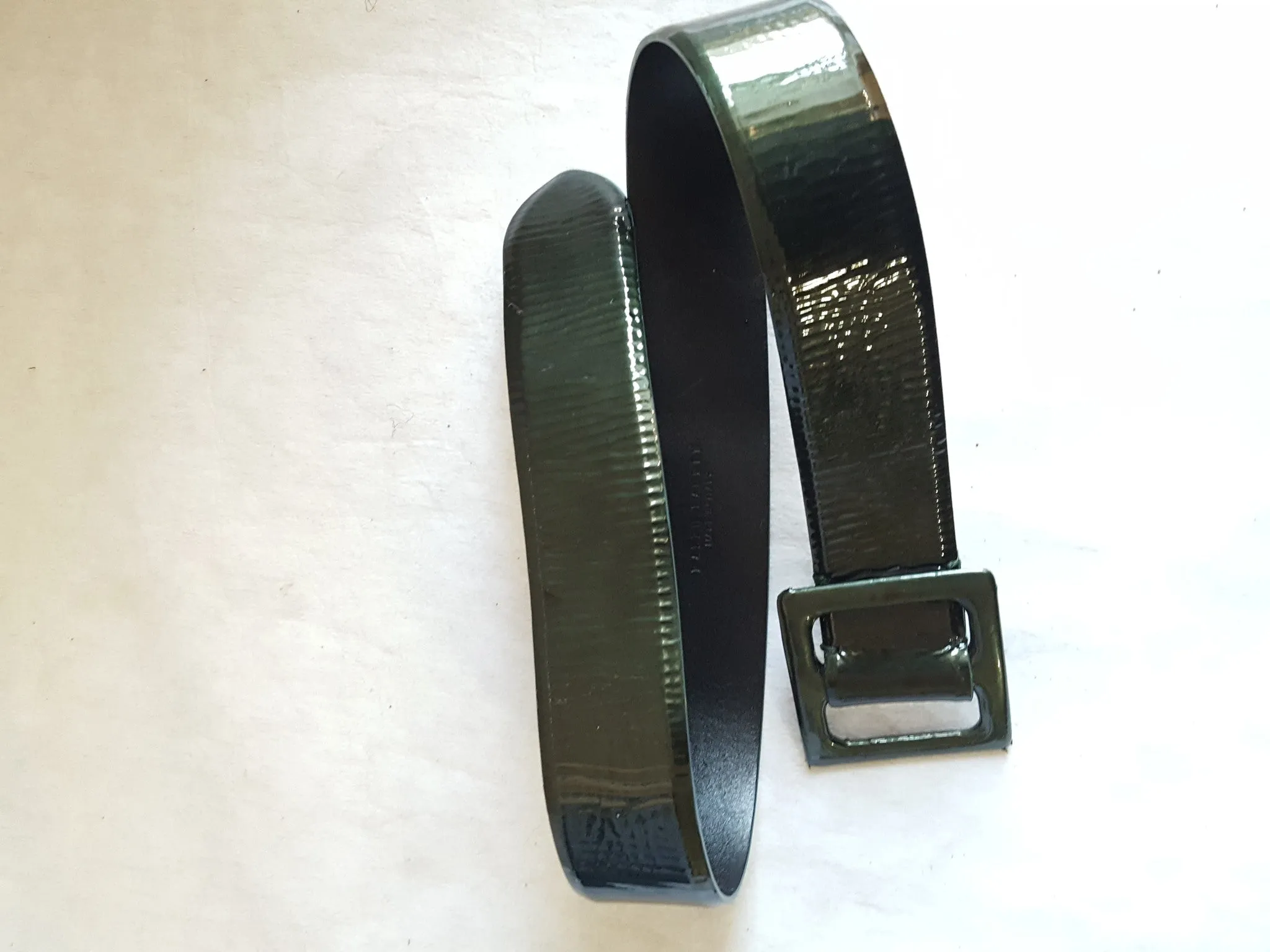 Ralph Lauren Purple Label Patent Leather Trench Belt sz. S