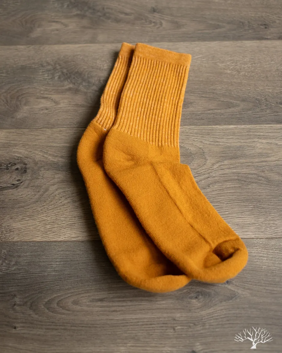 Supermerino Crew Sock - Mustard