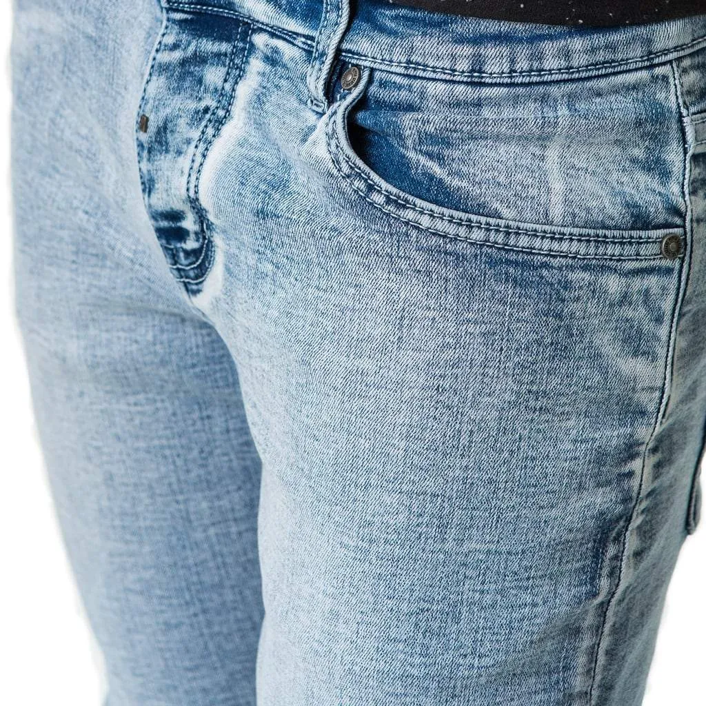 Trench Skinny Denim Jeans - Bleach