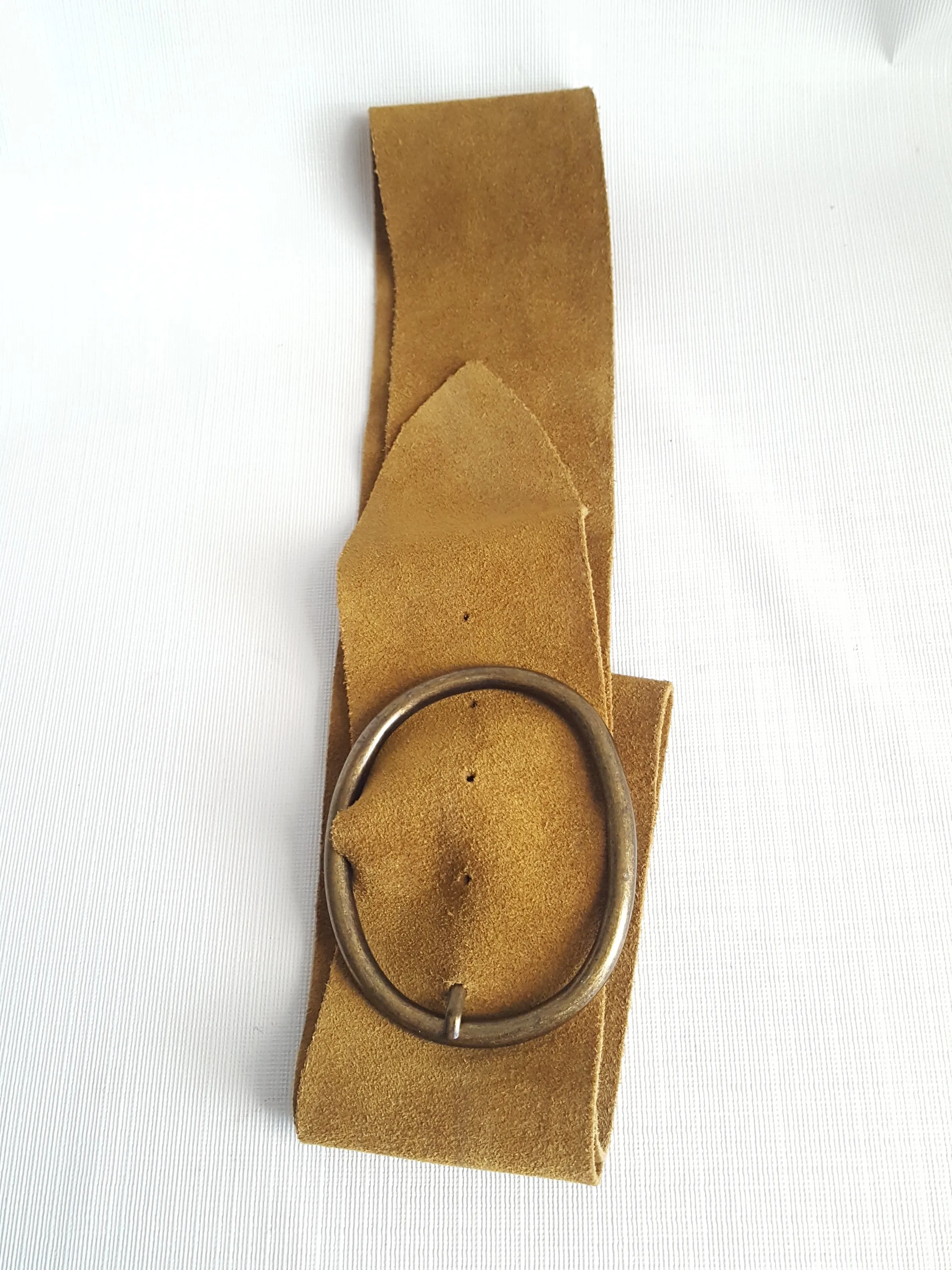 Vintage Suede Trench Belt Size L