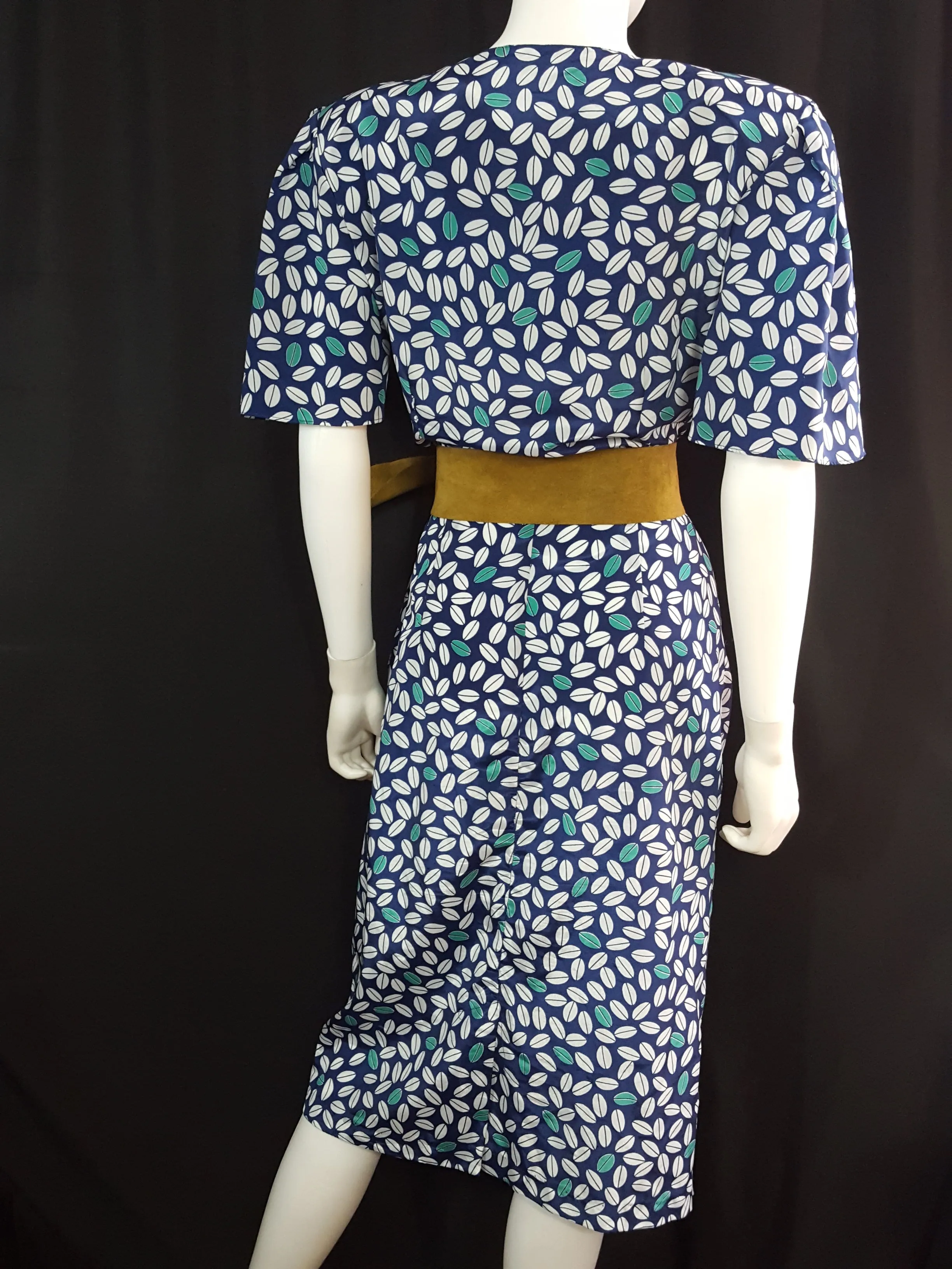 Vintage Suede Trench Belt Size L