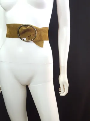 Vintage Suede Trench Belt Size L