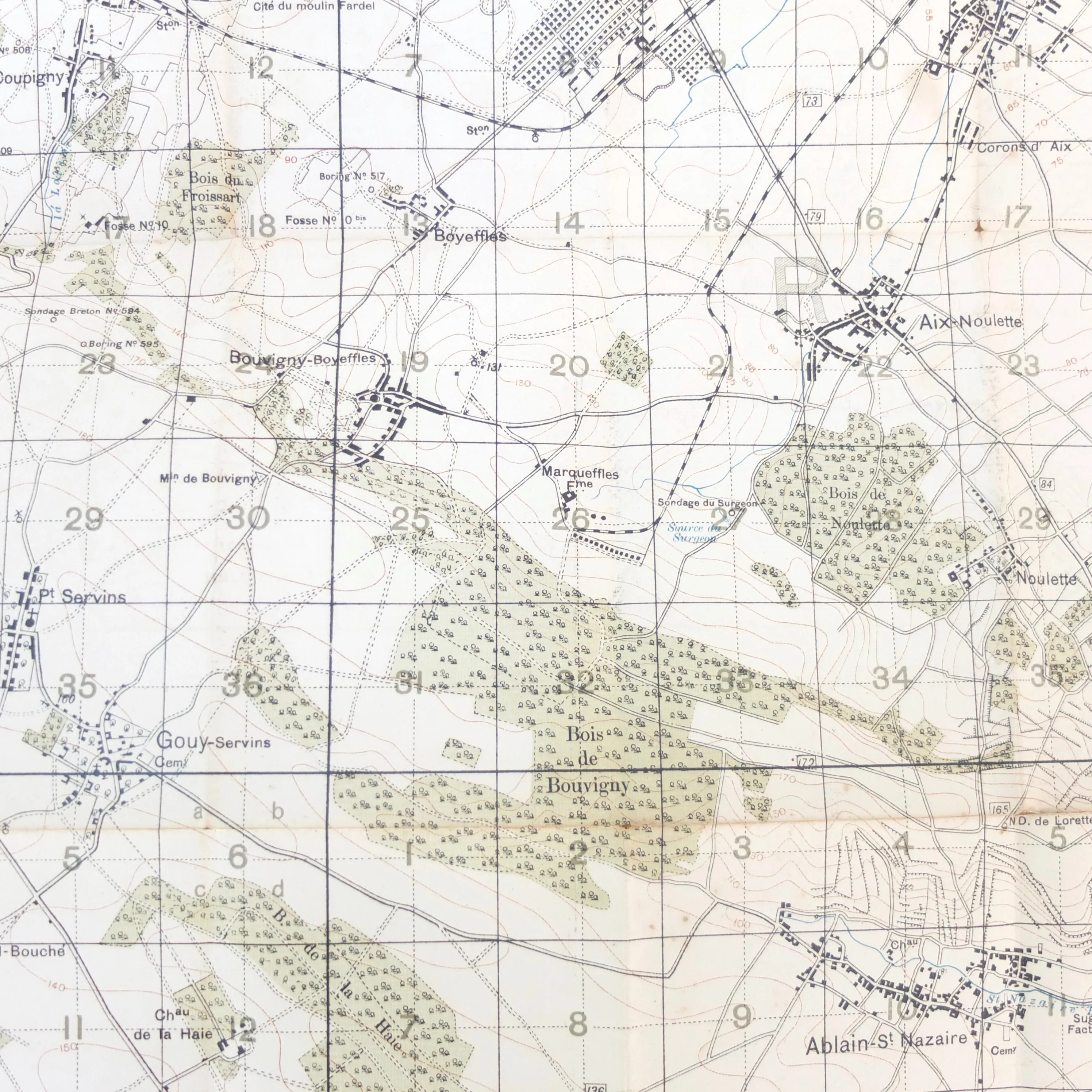 WW1 1916 Trench Map | 36B S.E.
