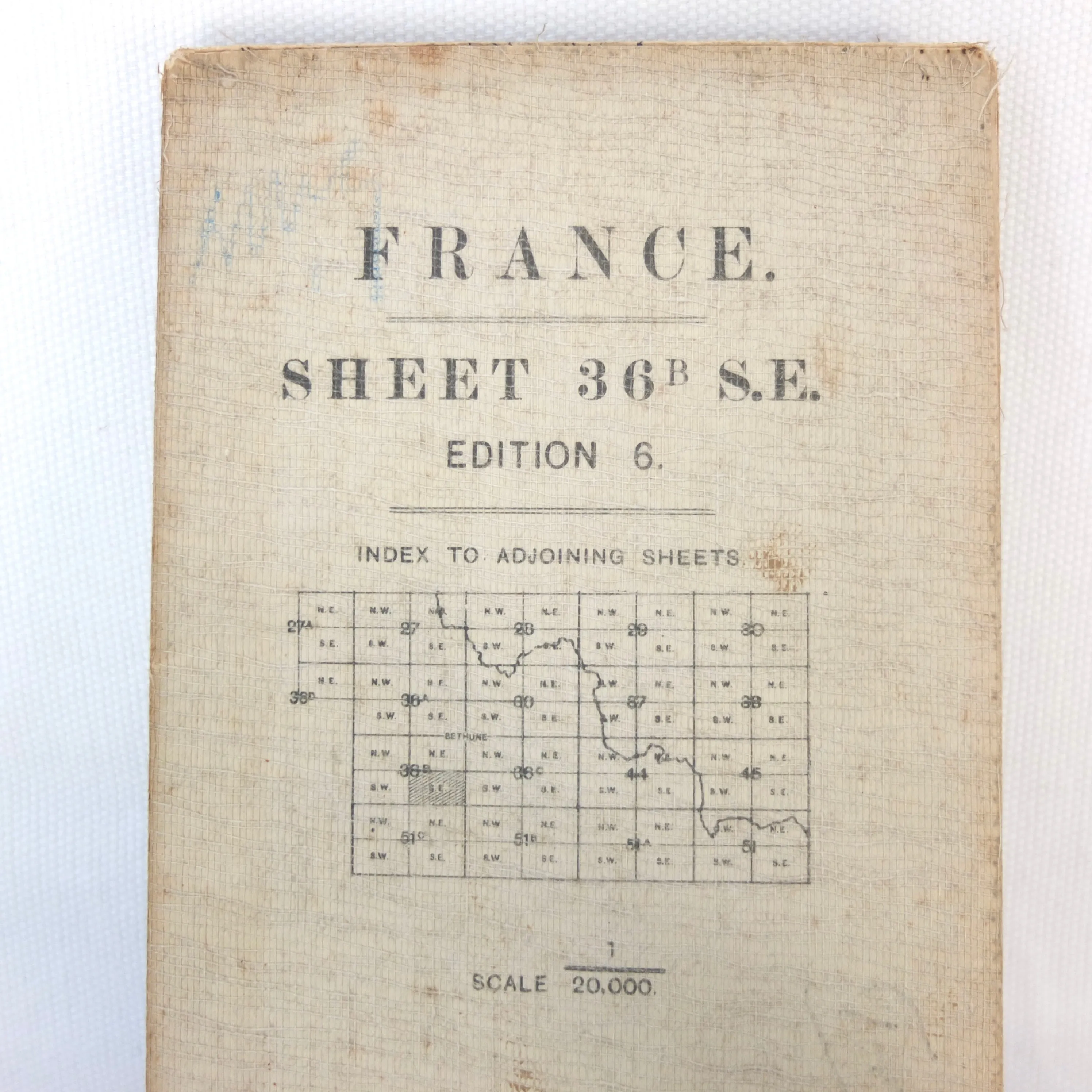 WW1 1916 Trench Map | 36B S.E.