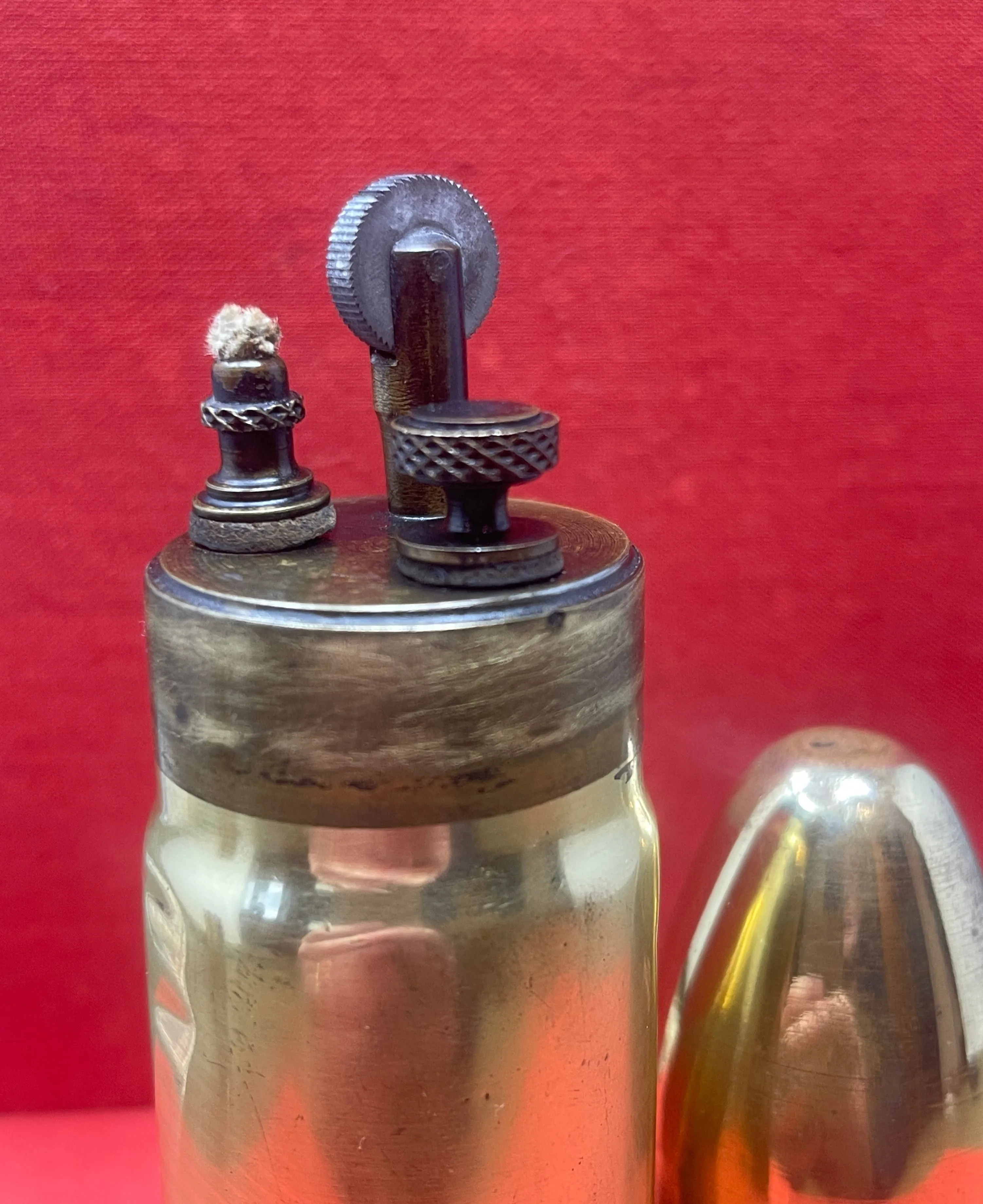 WW1 British 37mm Brass  Cartridge Case Trench Lighter