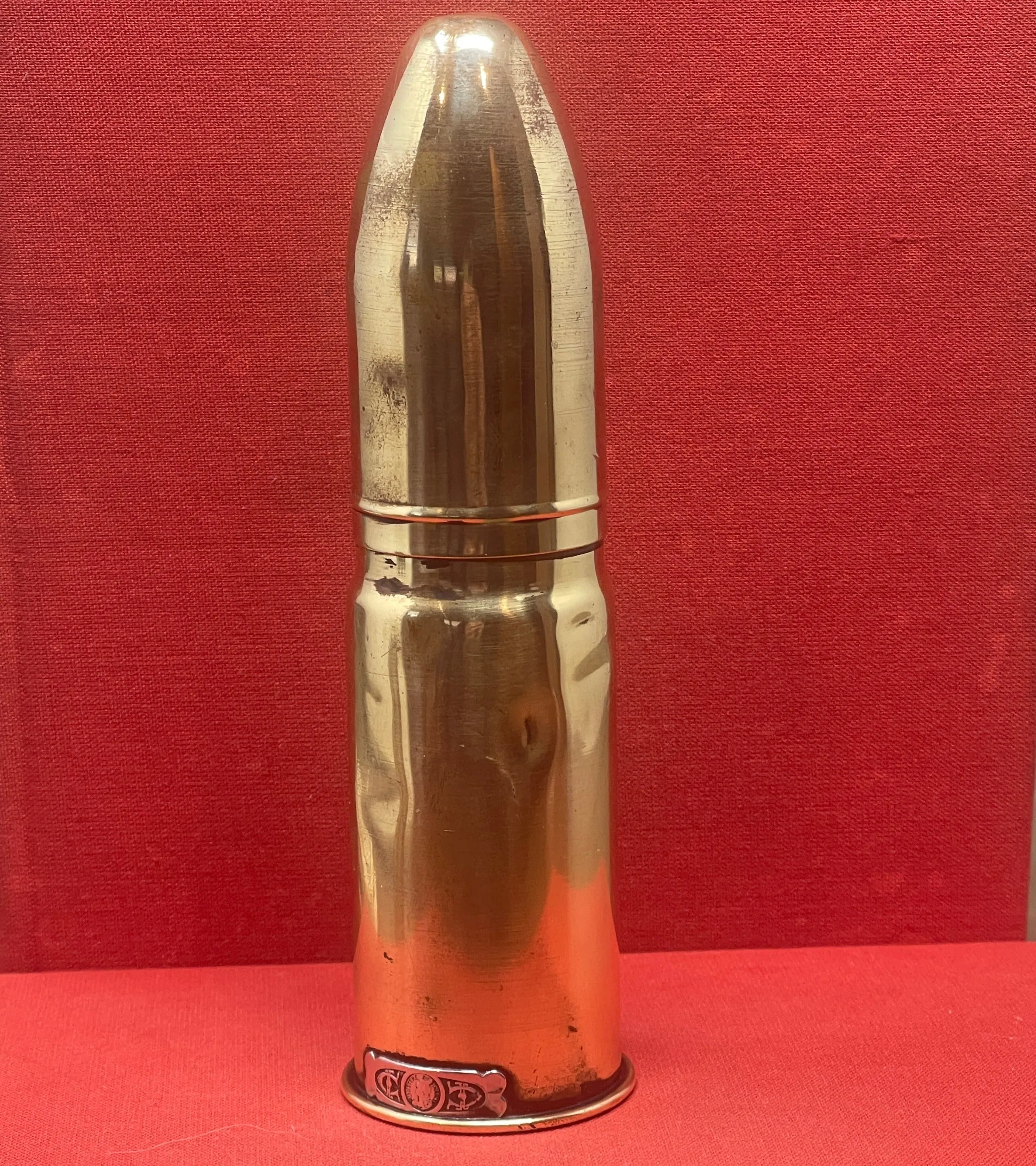 WW1 British 37mm Brass  Cartridge Case Trench Lighter