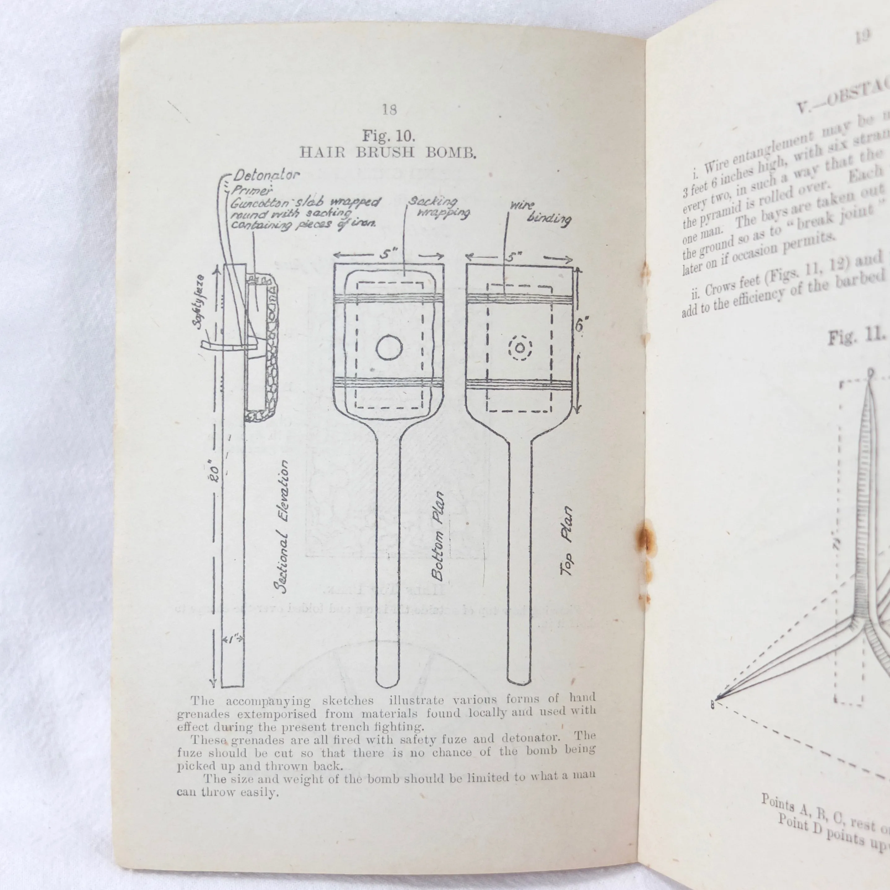 WW1 Notes on Field Defences (1914)